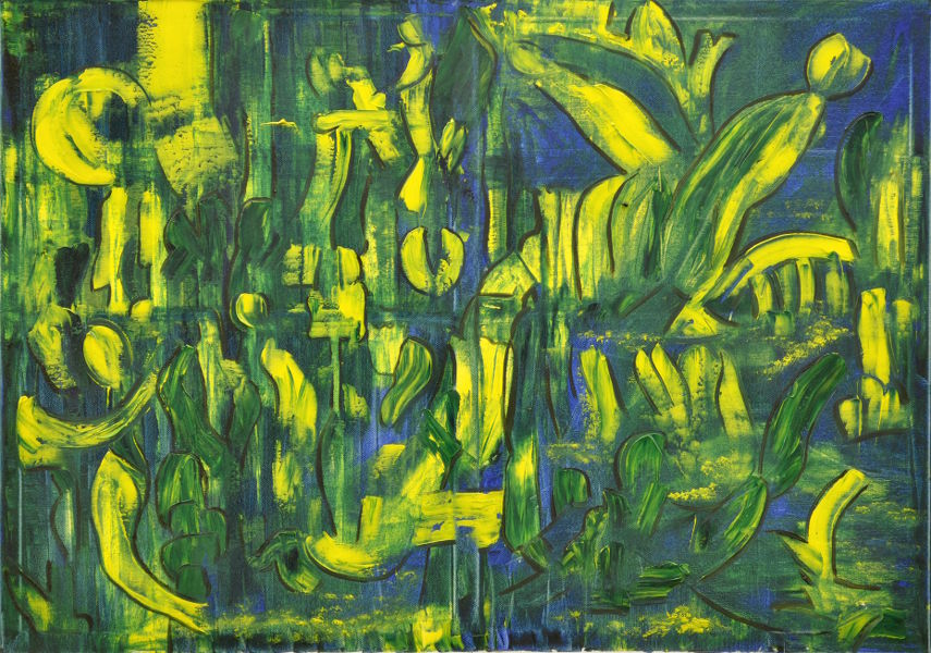 Gelb im Sumpf, Gemälde
